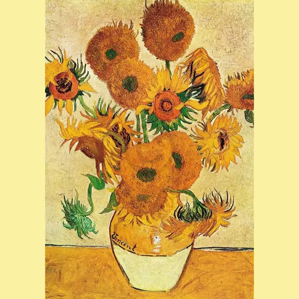 Pgm Kunstdruk Vincent Van Gogh - Vaso Di Girasoli 70x100cm thumbnail