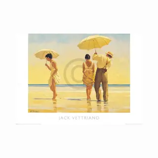 Pgm Kunstdruk Jack Vettriano - Mad Dogs 50x40cm