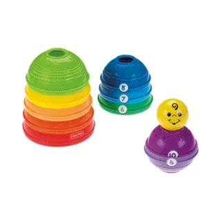 Fisher-Price Stapel & Rol Bekertjes