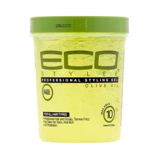 Eco Styler Style Professional Styling Gel Olive Oil 946 Ml (32 Fl Oz) - Max Hold 10 - Water Based - For All Hairtypes - Voor Alle Haarsoorten - Wheat Protein -