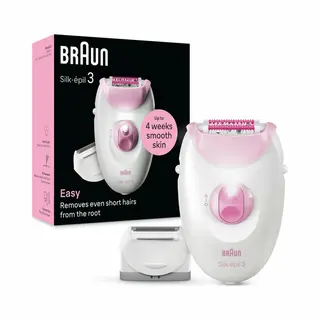 Braun Silk-épil 3 3-031 20 Pinzette Pink, Weiß