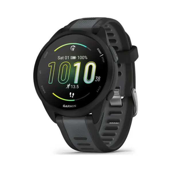 Garmin Forerunner 165 Music 3,05 cm (1.2") Amoled 43 mm Digitaal 390 x 390 Pixels Touchscreen Zwart Gps thumbnail