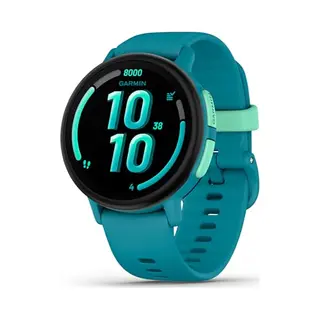 Garmin Bounce 010-03399-02 smartwatch / sport watch 3,05 cm (1.2") Amoled 43 mm Digitaal 390 x 390 Pixels Touchscreen Turkoois Wifi Gps