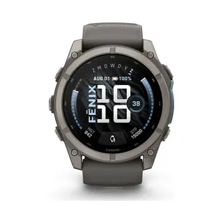 Garmin Fenix 9 (51mm) Sportuhr Kieselgrau/titan