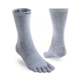 Injinji | Liner Crew Gray (Maat - L) | Teensokken