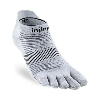 Injinji | Run Lightweight No-Show Gray (Maat - S) | Teensokken