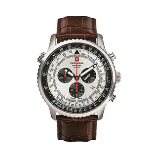 Swiss Alpine Military 7078.9 Men's Watch, Analogue, Quartz Movement, Leather