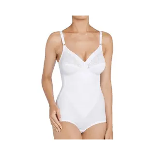 Triumph Miederbody "Formfit Bs X" Florale Spitze, Runder Rückenausschnitt, Tiefer V-Ausschnitt