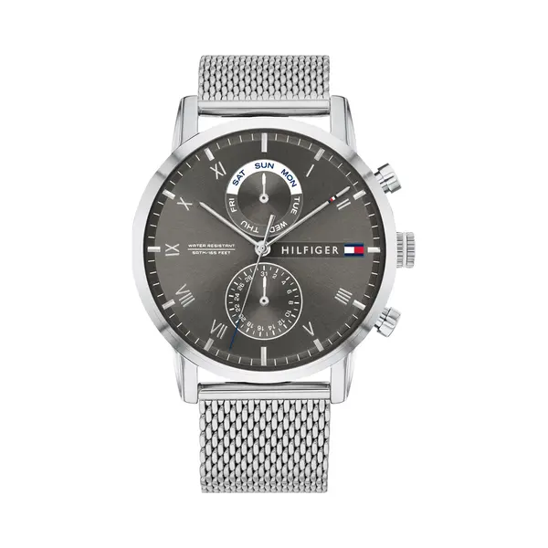 Tommy Hilfiger 1710402 Silver Plated Multi Dial Quartz Watch thumbnail