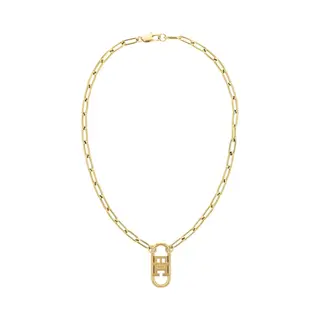 Tommy Hilfiger, Halsketting, Th Monogram Ketting, (Roestvrij Staal, 50 Cm)
