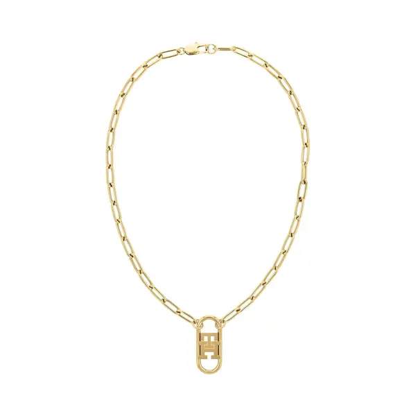 Tommy Hilfiger, Halsketting, Th Monogram Ketting, (Roestvrij Staal, 50 Cm) thumbnail