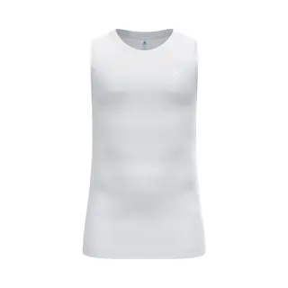 Odlo Men's Short-Sleeved Active F-Dry Light I Functional Shirt I Functional Underwear Singlet Sports Undershirt I Men White