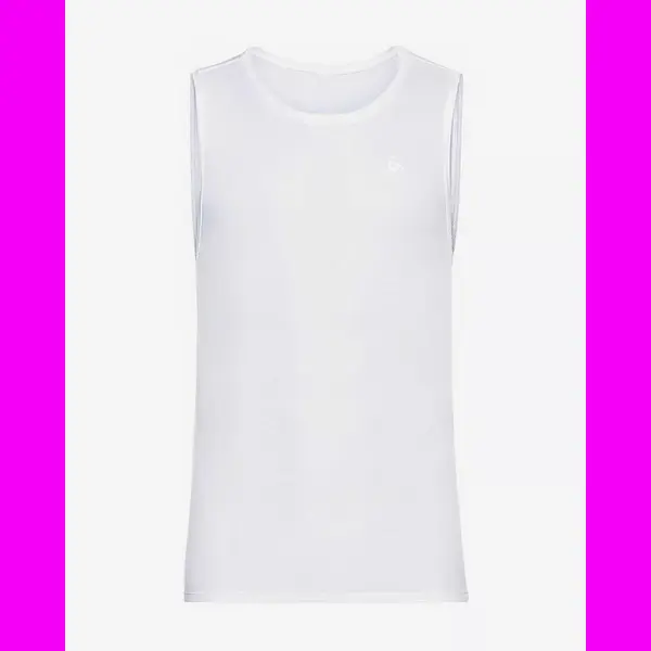 Odlo Men's Short-Sleeved Active F-Dry Light I Functional Shirt I Functional Underwear Singlet Sports Undershirt I Men White thumbnail