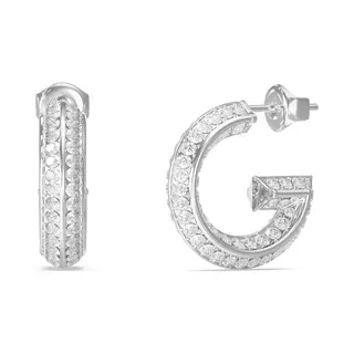 Guess G Crystal - Dames Oorbellen - Zilver