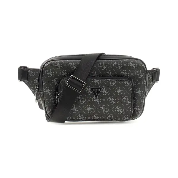 Guess Schoudertas Milano Bumbag Dark Black Zwart thumbnail