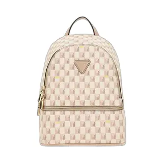Guess Rugzak Follie Travel Small Backpack Black Logo Zwart