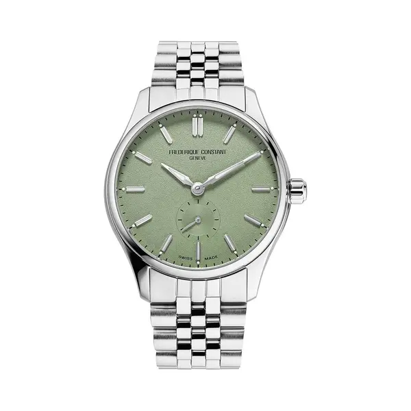 Frédérique Constant Classics Index Small Seconds Fc-530GR3B6B Horloge - Staal - Zilverkleurig - Ø 38 Mm thumbnail