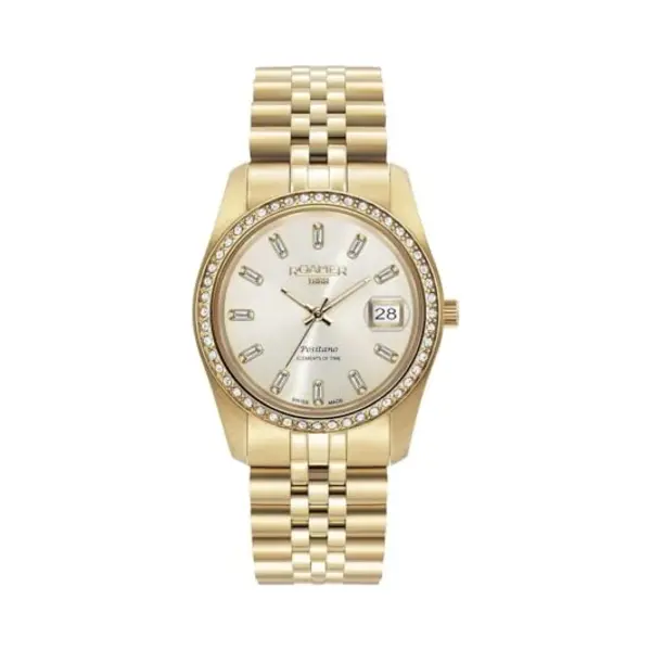 Roamer Damen Uhr Analog Quarz 853858 48 39 20 Positano Edelstahl thumbnail