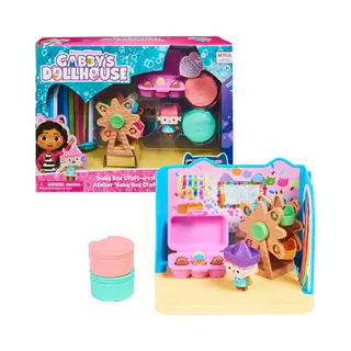 Spin Master Gabby's Dollhouse , Baby Box Cat Craft-A-Riffic Room with Exclusive Figure, Accessories, Furniture and Dollhouse Delivery, Kids Toys for Ages 3 and up
