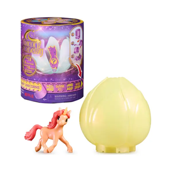 Spin Master Unicorn Academy, Collectible Baby Unicorn Toy, Surprise Figure Blind Box (Styles May Vary), Dolls & Unicorn Toys for Girls Ages 4 and up thumbnail