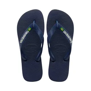 Havaianas Brasil Logo Vrouw Marineblauw