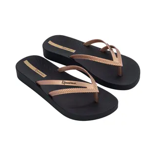Ipanema Anatomic Bossa Soft Dames Slippers - Black/Gold