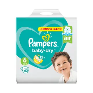 Pampers 81663652 disposable diaper Boy/Girl 6 62 pc(s)