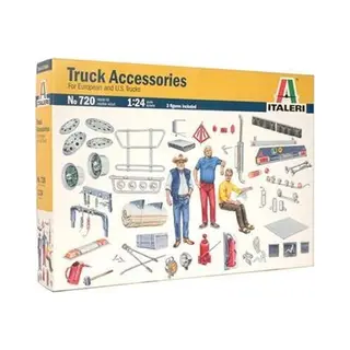 Italeri 0720 Truck Accessories, Scale 1, 24, Plastic Model Kit