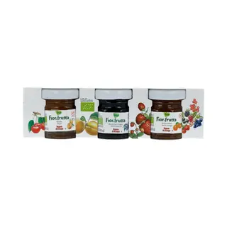 Fiordifrutta Biologische Jam Fruitmix 3 X 75 Gr