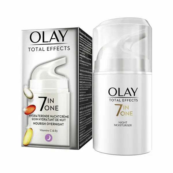 4x Olay Total Effects 7-in-1 Anti-veroudering Nachtcrème 50 Ml thumbnail