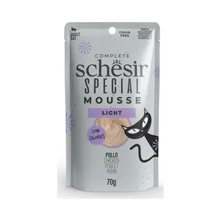 Schesir Special Mousse Light Chicken Low Calories | Size, 12x70g