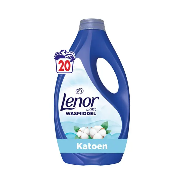 , Lenor Vloeibaar Wasmiddel Katoen Fris 20 Wasbeurten 900 Ml thumbnail