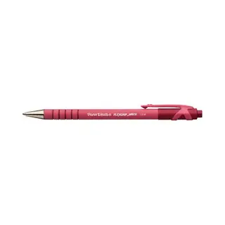 Papermate Flexgrip Ultra Rood Intrekbare balpen met klembevestiging Medium 12 stuk(s)