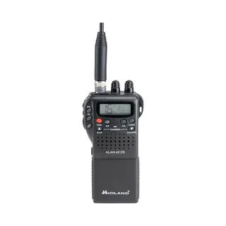 Midland C1267 twee-weg radio 40 kanalen 26.565 - 27.99125 MHz Zwart
