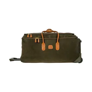 Bric'S Reistas Trolley Life Holdall / Wheeled Duffle 73 L Olive Groene 72cm