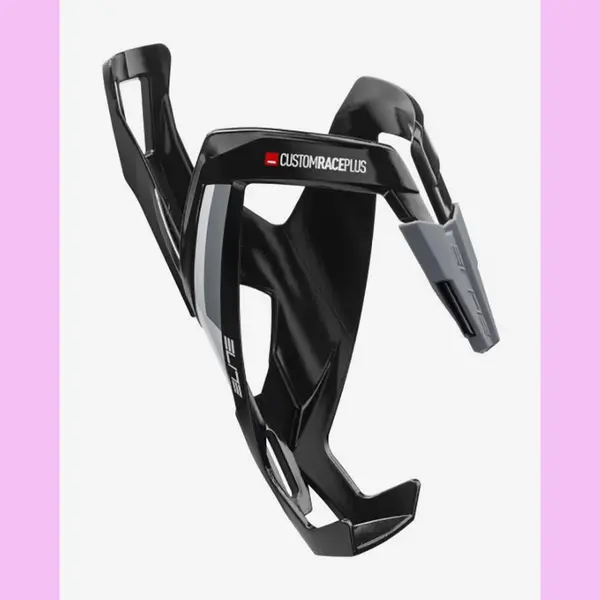 Elite Custom Race Plus Bottle Holder Glossy - Black/White thumbnail