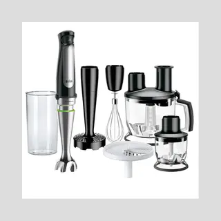 Braun Mq 7087X 1,2 l Staafmixer 1000 W Zwart, Roestvrijstaal