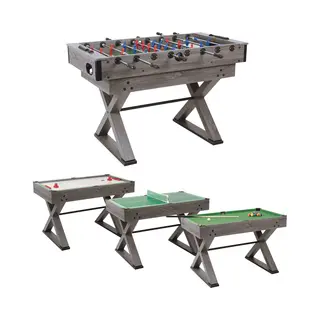 Garlando Speeltafel - All In 9 - Voor Volwassenen - Multispeltafel - Tafelvoetbal - Airhockey Tafel - Pooltafel - Bowling - Sjoelen - Backgammon -