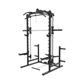 Toorx Fitness Wlx-90S Power Rack Met Smith Machine - 209 Cm Hoog - Krachtstation Met Pull Up Bar - Squat Rack - Power Cage Homegym - Met Lat Pulldown