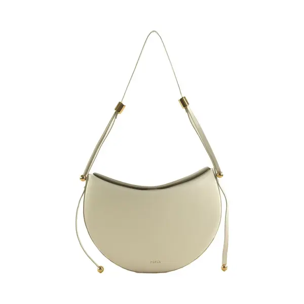 Furla Leren Schoudertas Moonstone Shoulder Bag Panna Crème thumbnail