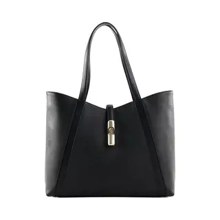 Furla, Damen, Tasche, Goccia Tote Bag, Schwarz