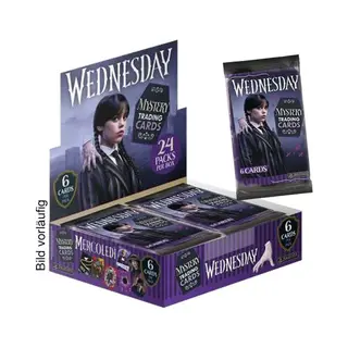 Panini Wednesday Trading Cards – Mystere Box Mit 24 Hüllen
