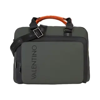 Valentino Business Tas Laptoptas Met Laptopvak Dragonhawk Professional Milit / Nero Donkergroen