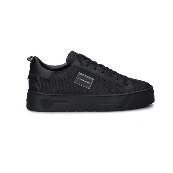 Antony Morato Metal Bold Sneakers Zwart Leer Heren - Zwart - 42 thumbnail