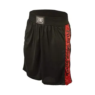 Leone 1947, Boxing Shorts, Unisex Adult, Black, Xl, AB737