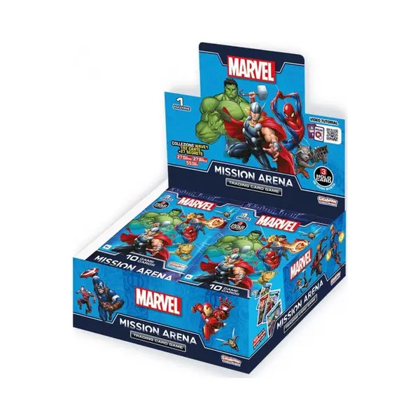 Cicaboom Marvel Mission Arena Tcg - Booster Display (30 Packs) Nl (Engels, Booster Display) thumbnail