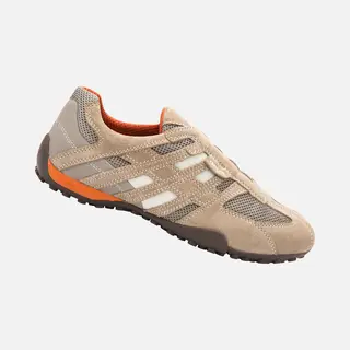 Geox Sneakers Laag 'Uomo Snake' Lichtbruin