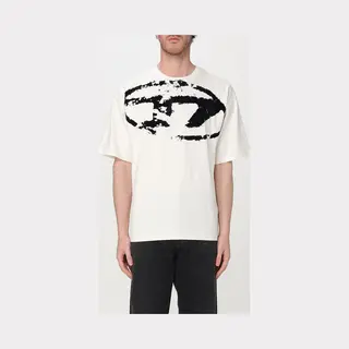T-Shirt Diesel Men Color Ivory