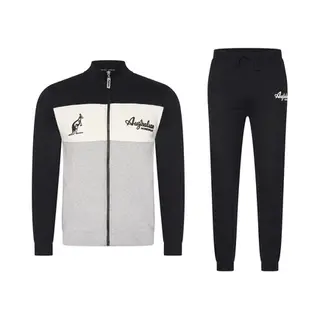 Australian - Heren Homewear Joggingpak - Zwart/Grijs - Maat M