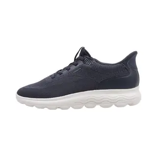 Geox Dames Sneakers Van Sferische Stof Plus, Navy Blauw, 37 Eu